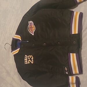 LA. LAKERS BOMBER JACKET